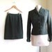 vintage 1940's green tweed suit set, like new