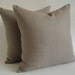 Sukan Dark Beige Linen Pillow Cover - Cushion Cover - Solid Linen Pillow Cover - Custom Pillow Cover - Nursery Pillow 18 20 22 24 26