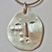 Silver Face Eskimo Mask Pendant