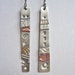 Silver Brass and Copper Mix and Match Earrings