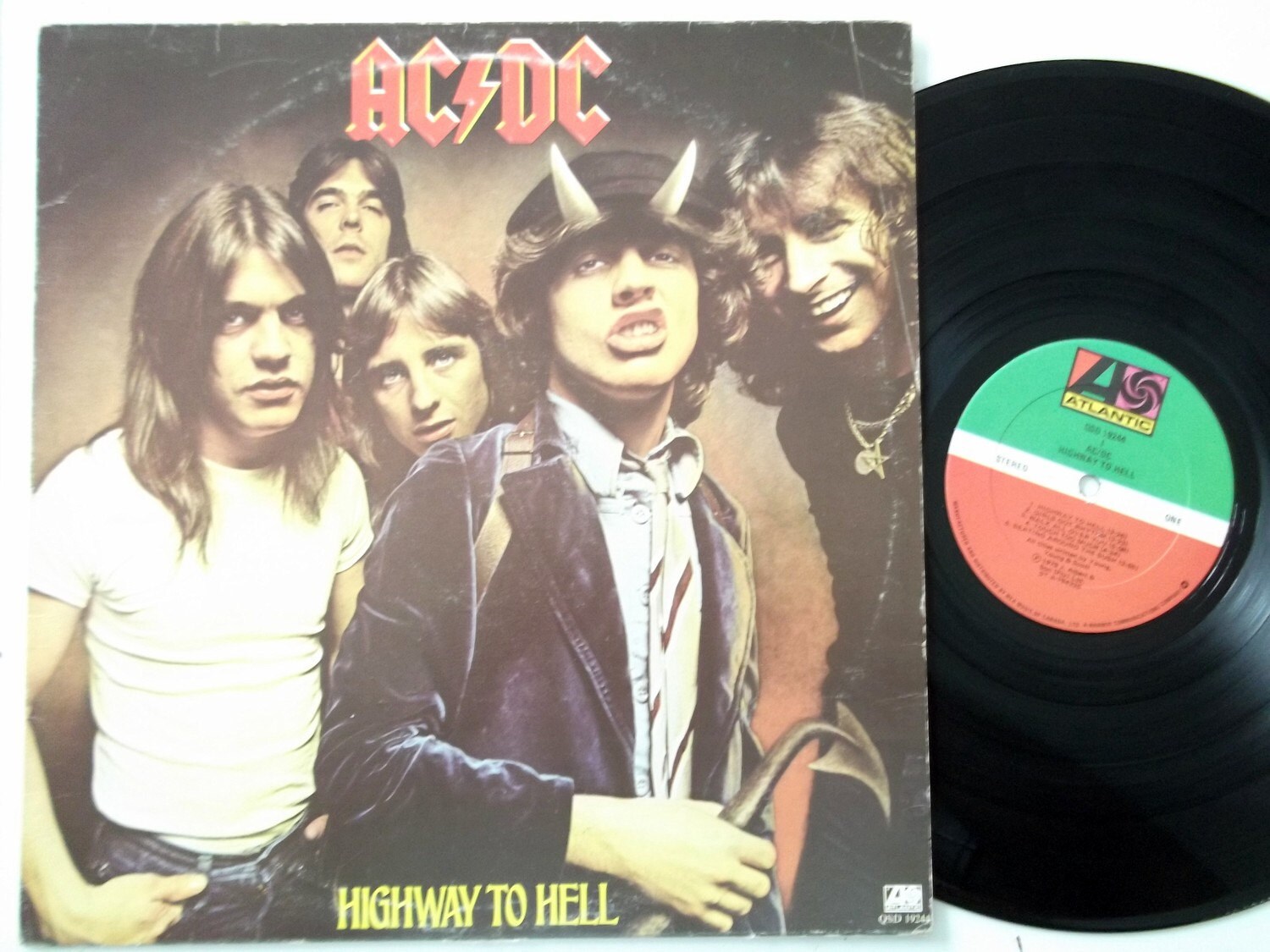 AC/DC Highway To Hell LP vintage vinyl record album 1979 Bon