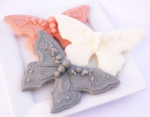 Items similar to 12 Butterfly Soap Favors - Butterfly ...