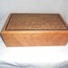 Cherry & Maple Burl with Ebony inlay Jewelry box
