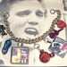Elvis Is My Homeboy Recycled Vintage Charm Bracelet