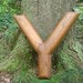 Reserved Listing -- Letter Y Huge HandBuilt Wood Vintage 26 Inches Wide Ready to Hang