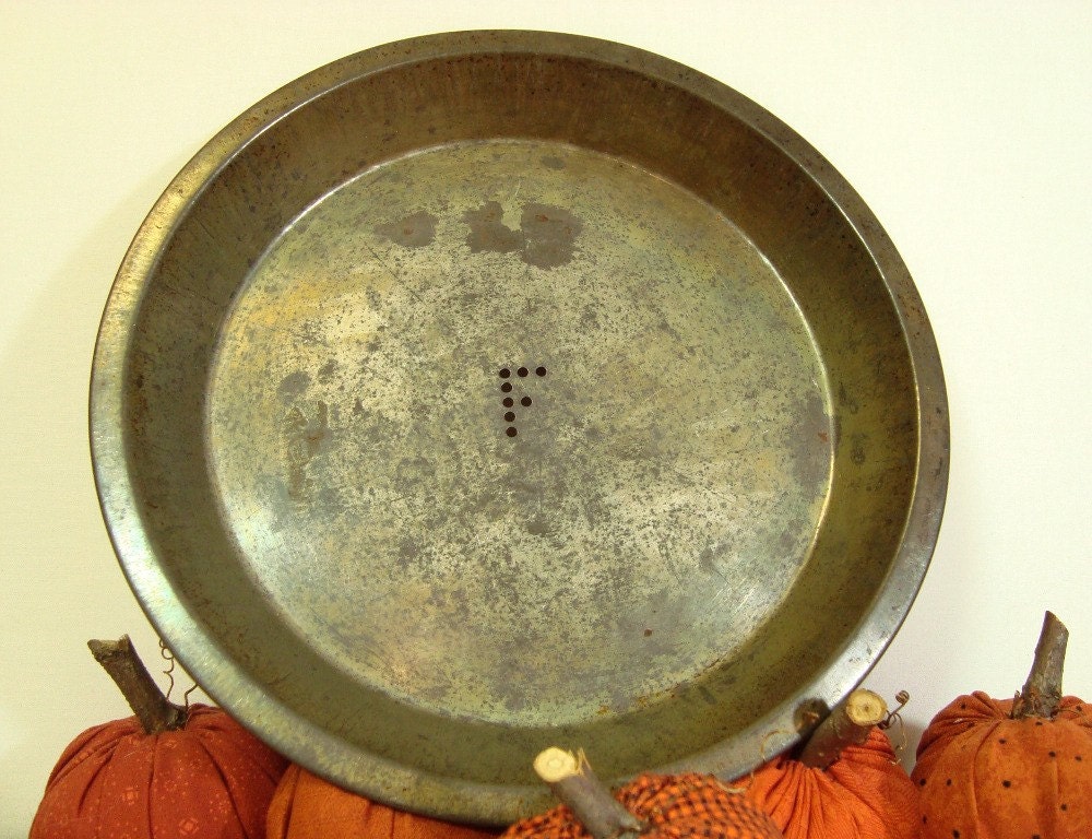 F Pie Tin Vintage Frisbie Pie Pan