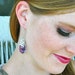 Royal Amethyst Dangle Earrings