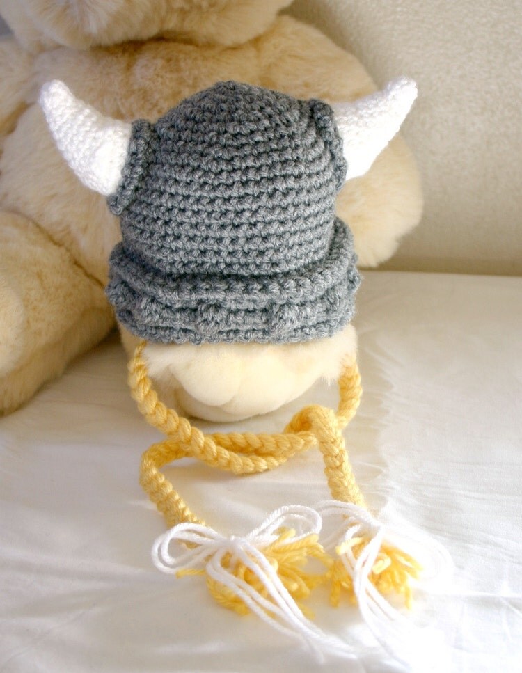 Viking baby hat PDF crochet PATTERN 06 by lovinghandscrochet