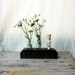 Message in A Bottle Vase, reclaimed wood - Black 3 Holes