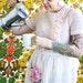 Vintage 1960's Floral Apron