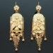 Victorian Gold Pearls Dangle Earrings