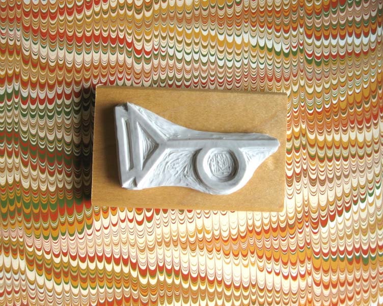 Tristero Symbol / Muted Horn HandCarved Stamp