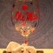 Ole Miss Wine Glass