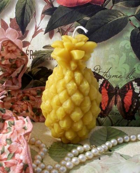Beeswax Pineapple Candle