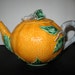 Vintage Valencia Orange Teapot