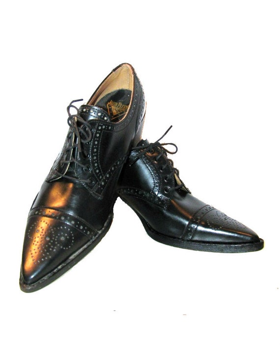 Vintage John Fluevog Pointed Toe Oxford Shoe by Atomicfireball