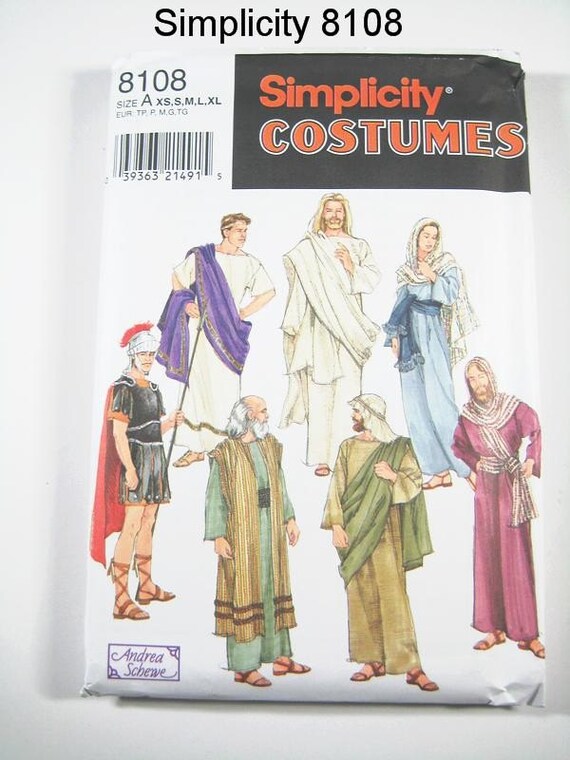 simplicity costume pattern 8108 religious costumes simplicity costume pattern 8108 religious costumes