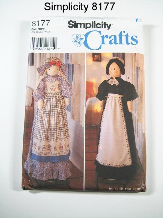 Simplicity 8177 Vacuum Cleaner Covers Pattern Country