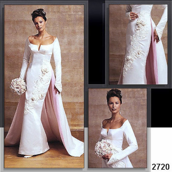  Vogue  Wedding  Dress  Pattern  2720 Misses Wedding  Dress 