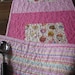 Pink Cupcake Quilted Table Runner