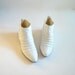 White Boots Size 8.5 // Winklepickers Sz 8 1/2 // PUNKED
