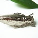 Vintage Cicada Insect Metal Brooch