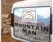 Man SOAP - MOUNTAIN MAN - Exfoliating Soap Bar with Organic Oils and Shea Butter by Man Cave Soapworks - ManCaveSoapworks
