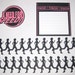 RUNNING - GIRLS Scrapbook Border Set, Page Layout / Die Cuts - Premade 12X12