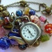 RESERVED for Cyndy S, Teapot, handmade, OOAK, vintage style, Alice in Wonderland, Teaparty, Indian glass beads