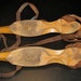 Antique Wood / Wooden Ice Skates / Vintage / Collectible