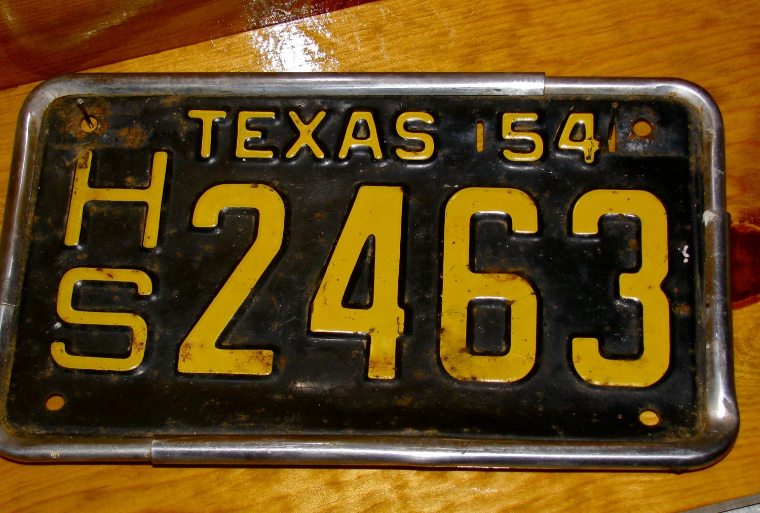 Vintage Texas License Plate 49