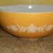 Gold Butterfly Cinderella Pyrex Nesting Bowl