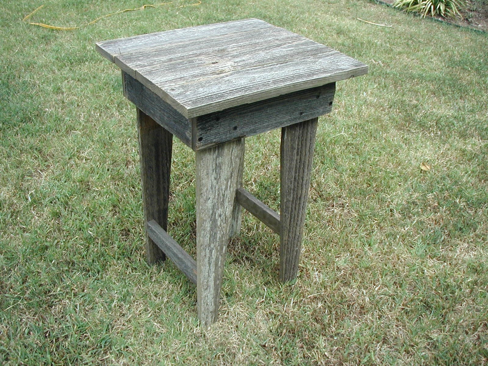 rustic plant table