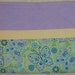 Butterflies and Flowers - Green Snuggly Soft Flannel Standard Size Pillowcase