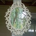 Fairy Princess Wall Mirror - 13 by 10 in Vintage White
