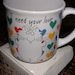 Vintage BOYNTON Mug with Cletus Cat and Hearts ...I Need your Love. Original BOX.