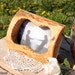 Rustic Wood Picture Frame Free Standing Personalized Custom Wood Burning Options