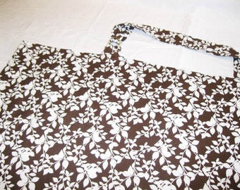 Brown n Cream Vines Nursing Cover