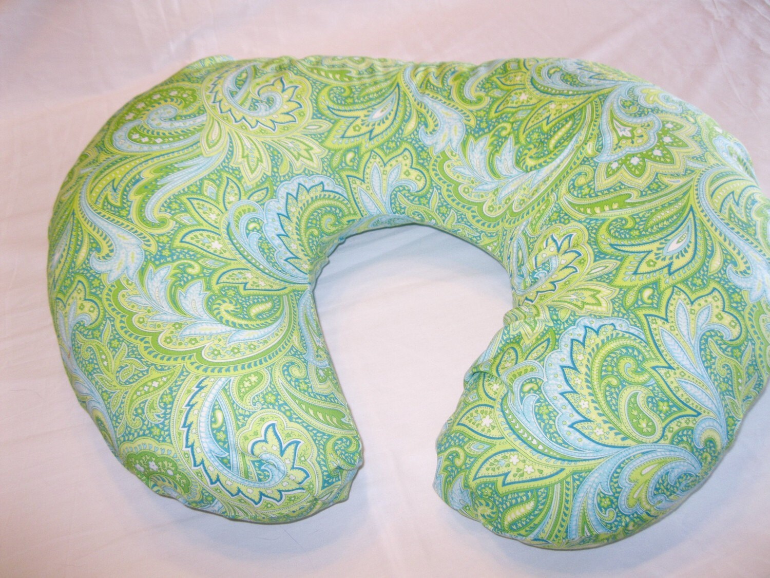 Green Paisley Boppy Cover