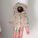 Fingerless Mittens Oatmeal