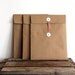 Kraft Button Tie Envelope for 8.5 x 11 papers (3)