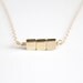 Triple Cube Bracelet - Boxy - Gold or Silver
