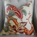 Decorative Designer Pillow Cover - Schumacher Mandalay Tree in Document - 20X20 - Pattern on the front