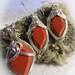 Minnesota Jasper Wire Wrapped Pendant Earrings Set