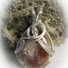 Gorgeous Lake Superior Agate Wire Wrapped Pendant