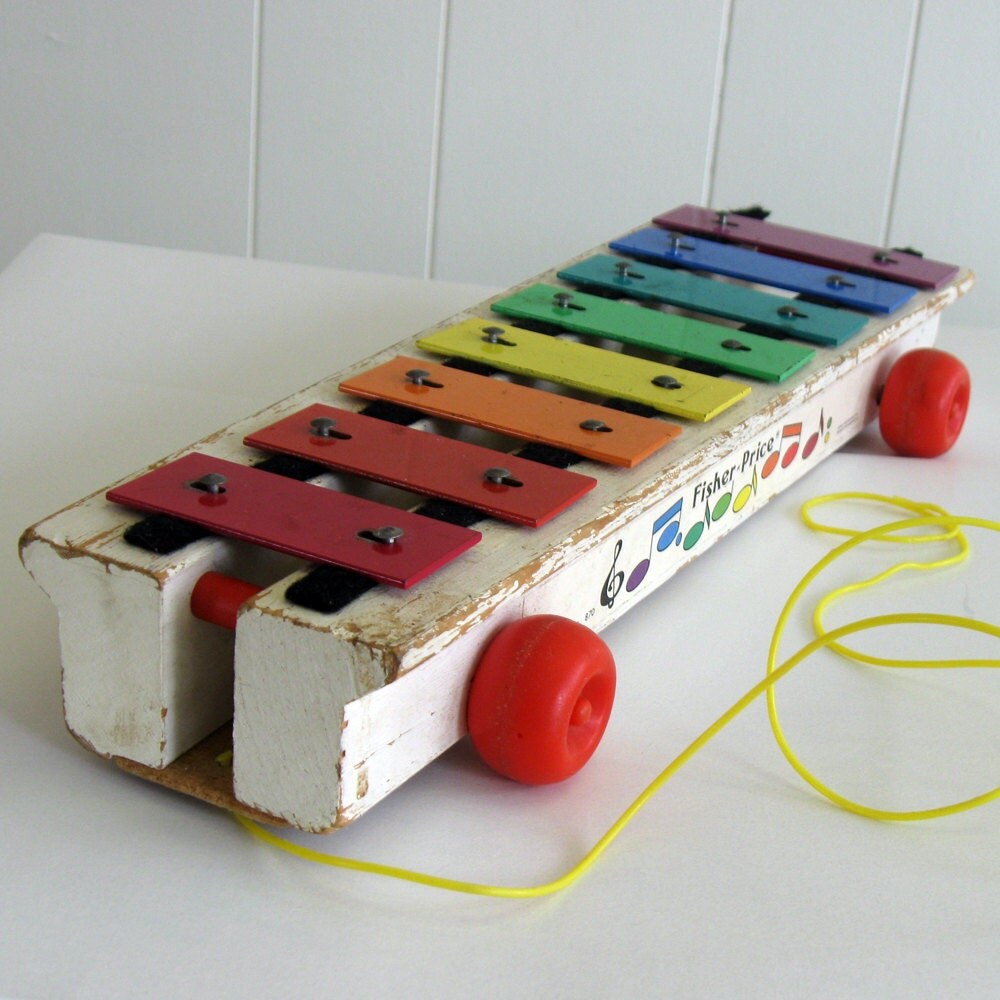 fisher price pull along xylophone