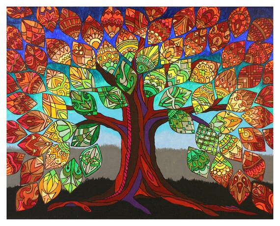 Items similar to Tree of Life, 16 x 20 Giclee Print on Etsy