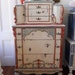 Vintage Shabby Distressed Painted HighBoy Dresser reserved for nikkiv969