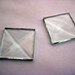 SALE - 20 beveled glass squares for soldered charms - square - collage - art - stained glass - jewelry design - charm