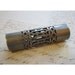 vintage lipstick holder - metal, decorative, tube, case